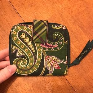 Vera Bradley Chelsea green wallet